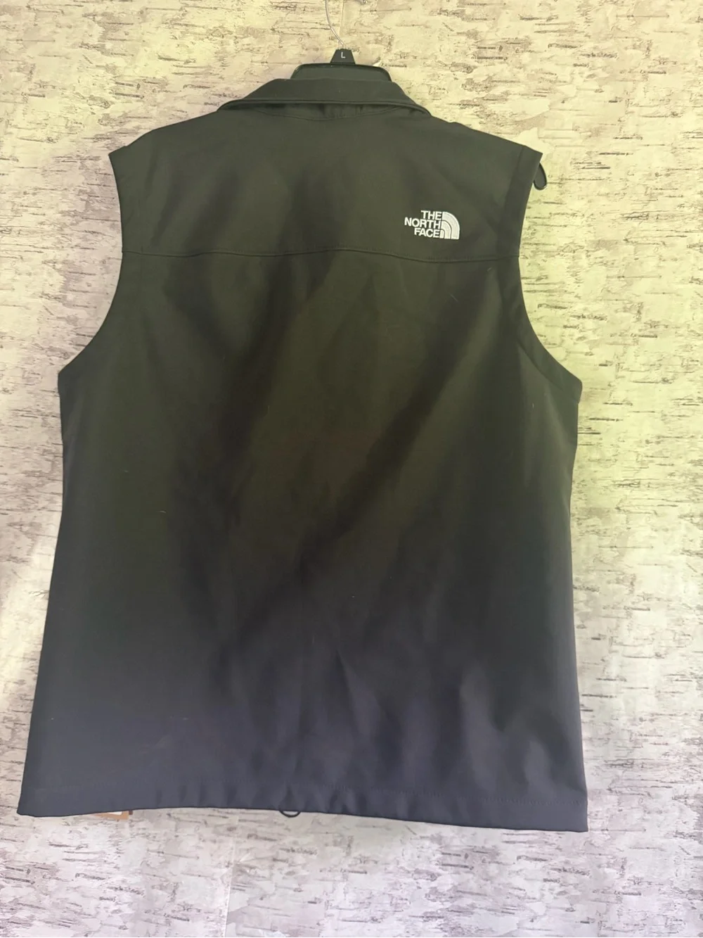 The North Face Men’s Black Softshell Vest with Logo